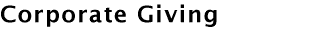 Corporate Giving
